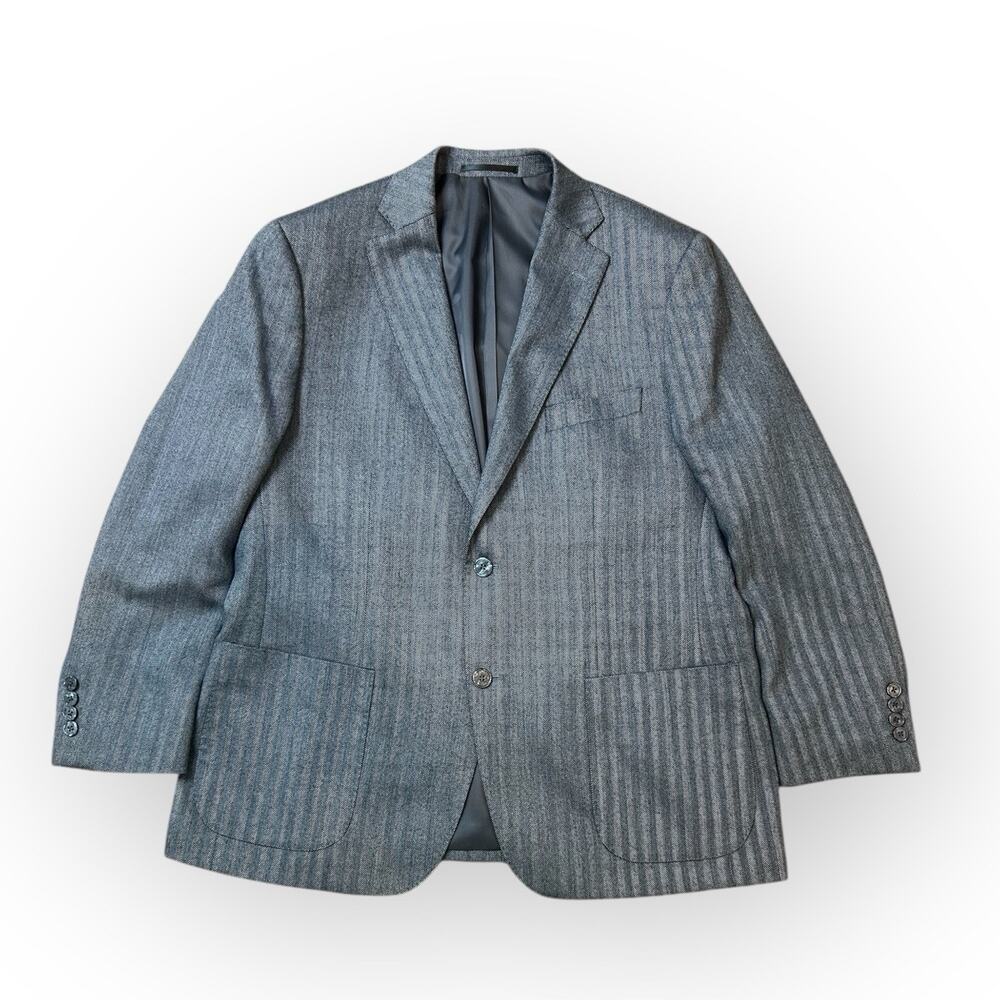 Spada Roma‎ Blazer Sport Coat Mens 56 (US 46) Gray Wool Two Button
